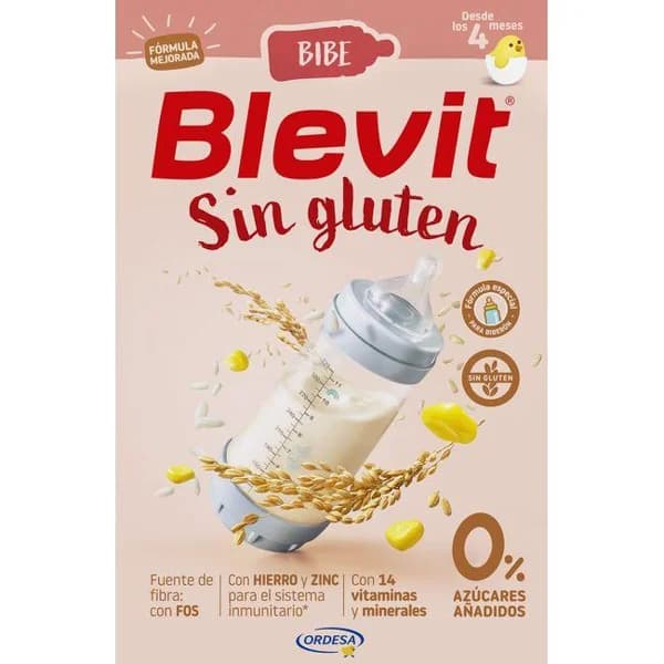 Papilla biberon sin gluten BLEVIT, caja 500 g - 0.5 kg - Imagen del producto en Findit