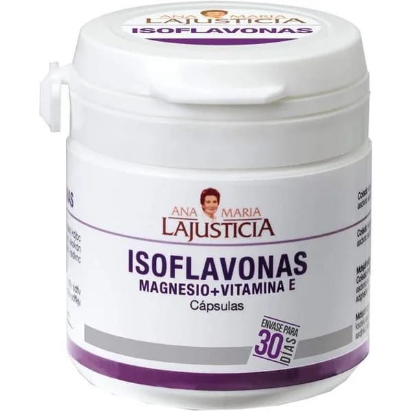 Isoflavonas c/ magnesio+vit E ANA M LAJUSTICIA, bote 30 cápsulas - 30 ud - Imagen del producto en Findit