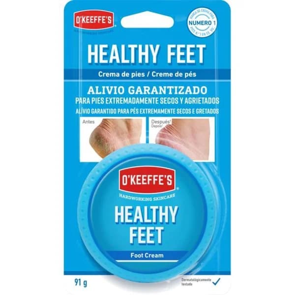 Crema de pies "Healthy Feet" O KEEFFES, lata 91 g - 0.09 kg - Imagen del producto en Findit