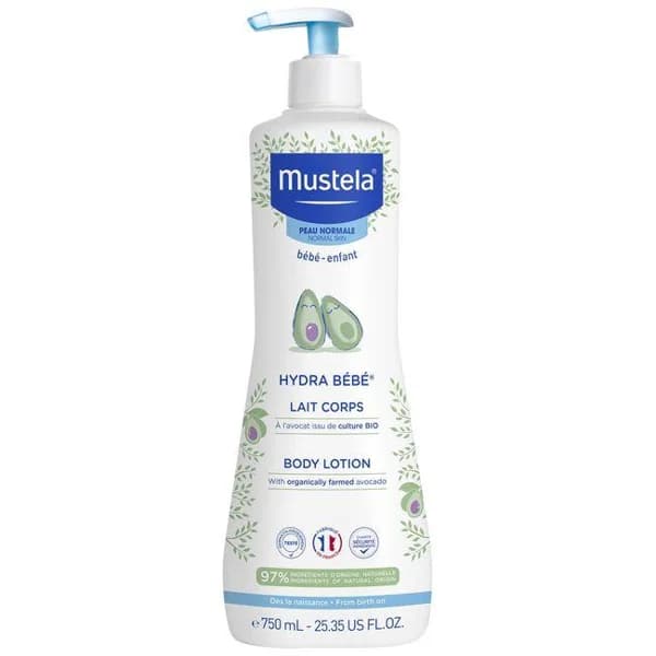 Loción corporal hidratante aguacate MUSTELA, dosificador 750 ml - 0.75 l - Imagen del producto en Findit