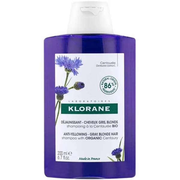 Champú KLORANE CENTAUREA, bote 200 ml - 0.2 l - Imagen del producto en Findit