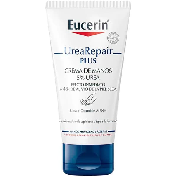 Crema de manos Urearepair Plus 5% Urea EUCERIN, tubo 75 ml - 0.08 l - Imagen del producto en Findit