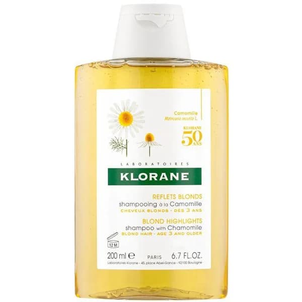 Champú reflejo camomila KLORANE, bote 200 ml - 0.2 l - Imagen del producto en Findit