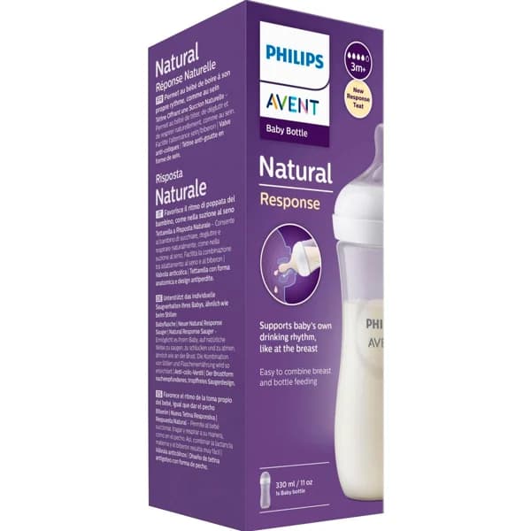 Biberón PHILIPS AVENT NATURAL RESPONSE, 330 ml, 1 ud - 1 ud - Imagen del producto en Findit