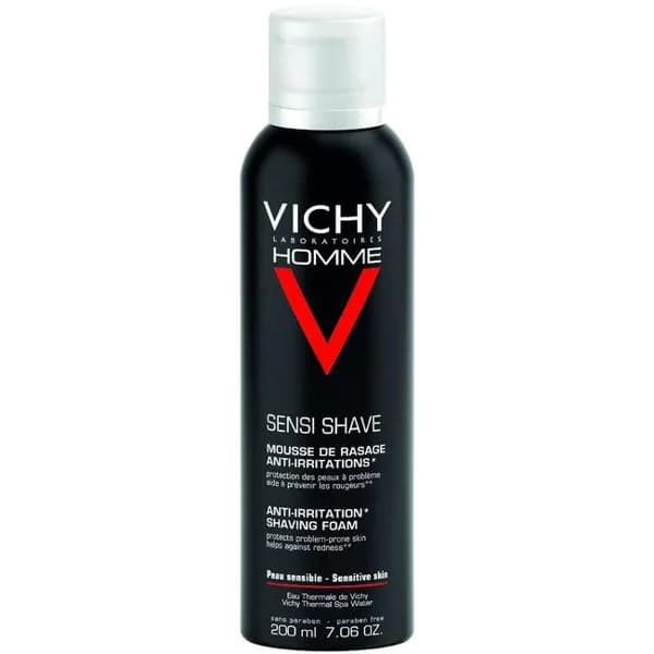 Espuma de afeitar piel sensible VICHY, spray 200 ml - 0.2 l - Imagen del producto en Findit