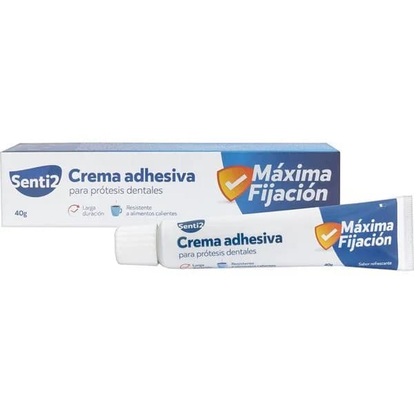 Crema adhesiva para protesis dental SENTI2, tubo 40 g - 0.04 kg - Imagen del producto en Findit