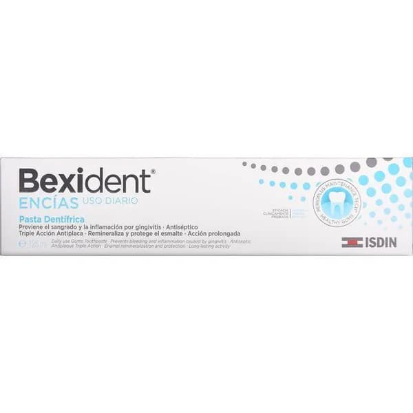 Pasta dentífrica uso diario BEXIDENT, tubo 125 ml - 0.12 l - Imagen del producto en Findit
