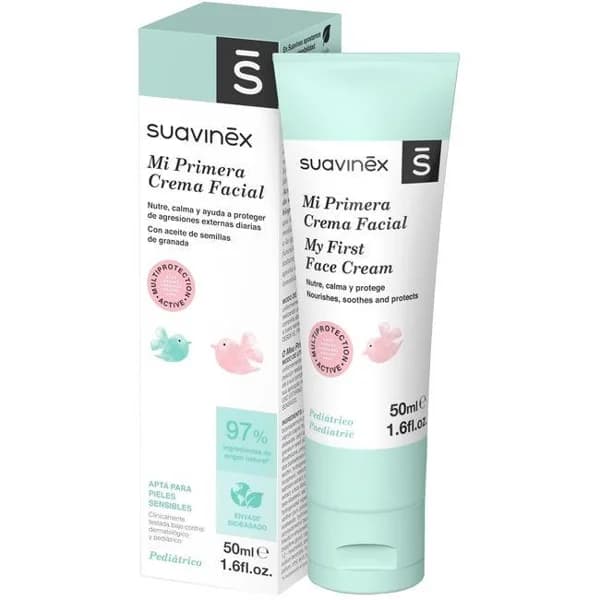 Mi primera crema facial SUAVINEX, tubo 50 ml - 0.05 l - Imagen del producto en Findit
