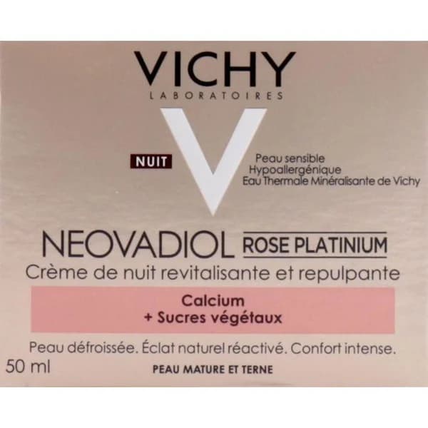 Crema facial rose platinium noche VICHY Neovadiol, tarro 50 ml - 0.05 l - Imagen del producto en Findit