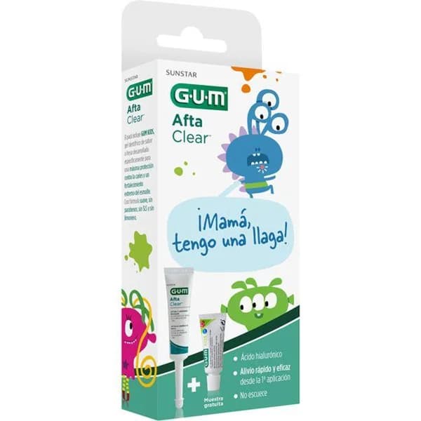 Gel para aftas aftaclear infantil GUM, tubo 10 ml - 0.01 l - Imagen del producto en Findit