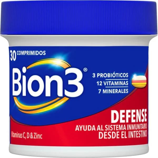 Vitaminas C, D & Zinc Defense BION3, bote 30 comprimidos - 30 ud - Imagen del producto en Findit