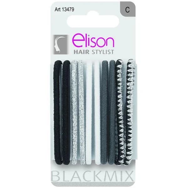 Elástico surtido fantasy black ELISON, pack 10 unid. - 1 ud - Imagen del producto en Findit