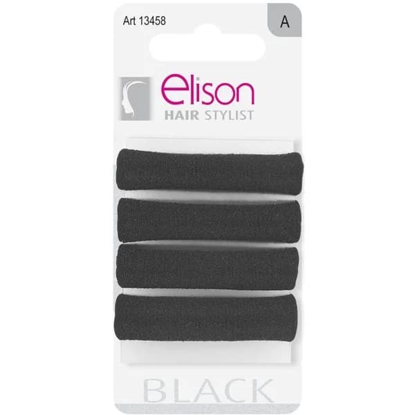 4 Elásticos clásicos negros ELISON, pack 1 ud - 1 ud - Imagen del producto en Findit