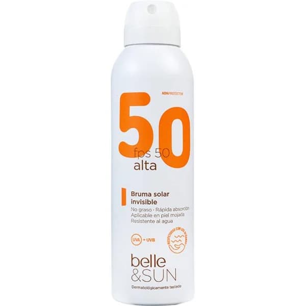 Bruma solar invisible FPS50 no graso BELLE, spray 200 ml - 0.2 l - Imagen del producto en Findit