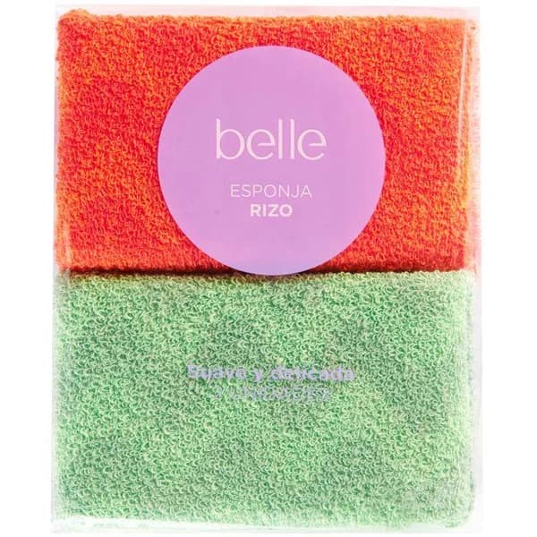 Esponja de rizo belle, pack 2 uds - 2 ud - Imagen del producto en Findit