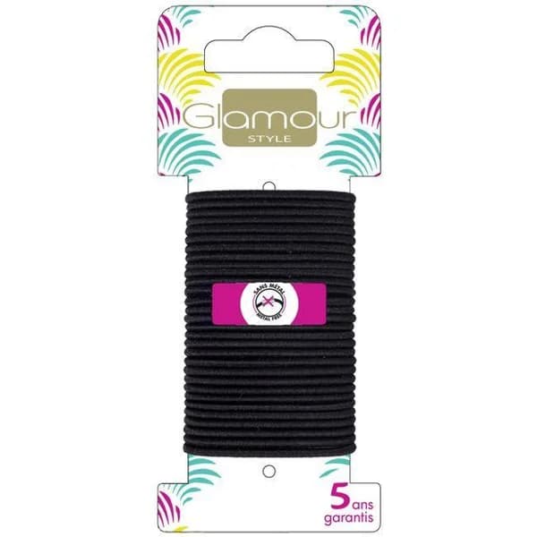 Gomas finas sin metal GLAMOUR, pack 30 unid. - 1 ud - Imagen del producto en Findit