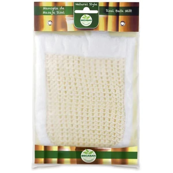 Manopla masaje sisal BECASAN, pack 1 ud - 1 ud - Imagen del producto en Findit
