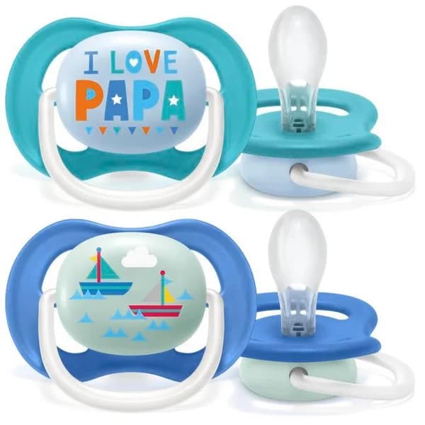Chupete niño air collection happy 6-18 meses AVENT, pack 2 uds - 2 ud - Imagen del producto en Findit