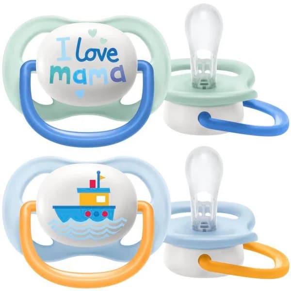 Chupete niño ultra air happy 0-6 meses PHILIPS AVENT, pack 2 uds - 2 ud - Imagen del producto en Findit