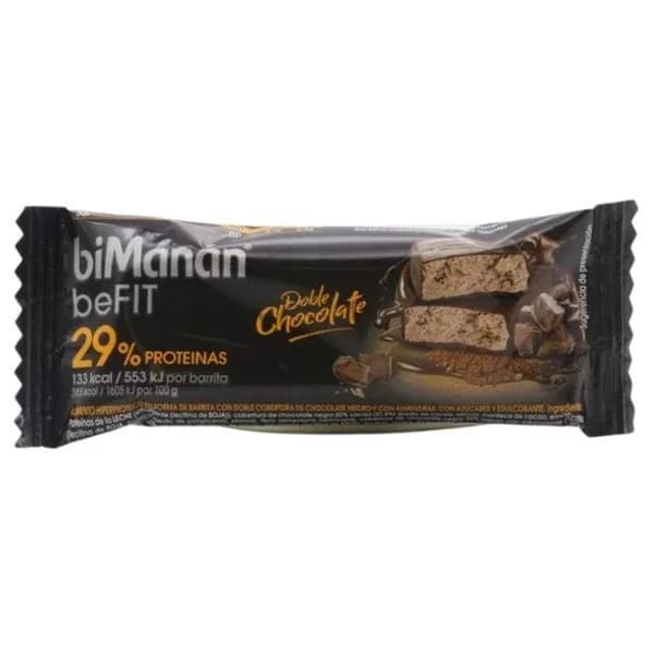 Barrita 36% proteina sabor chocolate BIMANAN Fit, 1 ud, 35 g - 0.04 kg - Imagen del producto en Findit