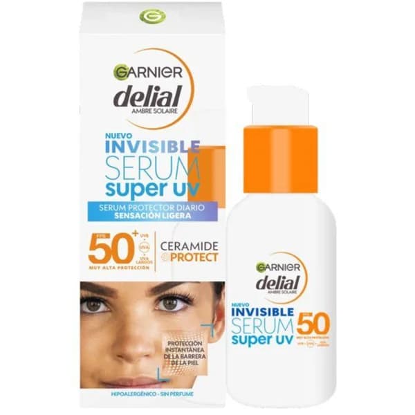 Protección solar facial unseen super uv FP50 DELIAL, tubo 40 ml - 0.04 l - Imagen del producto en Findit