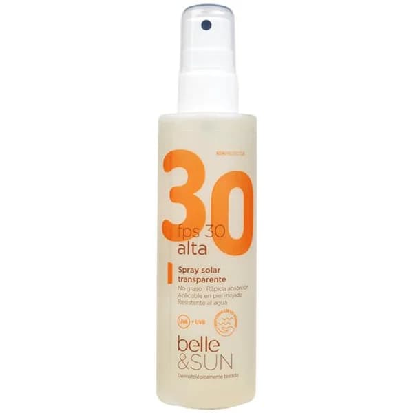 Protector solar FPS30 protección alta BELLE, spray 200 ml - 1 ud - Imagen del producto en Findit