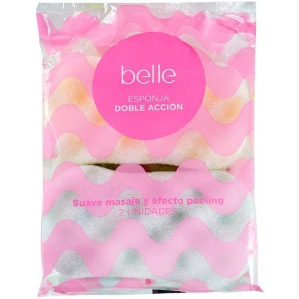 Esponja doble acción BELLE, pack 2 uds - 2 ud - Imagen del producto en Findit