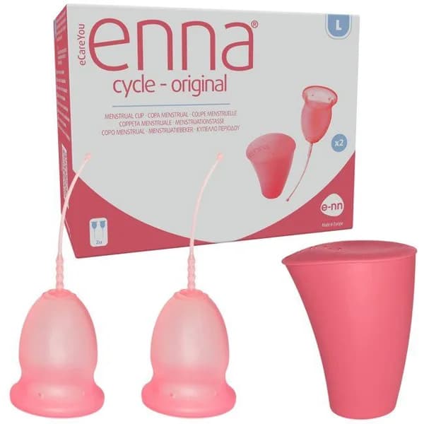 Copa menstrual talla L ENNA CYCLE, caja 2 uds - 1 ud - Imagen del producto en Findit