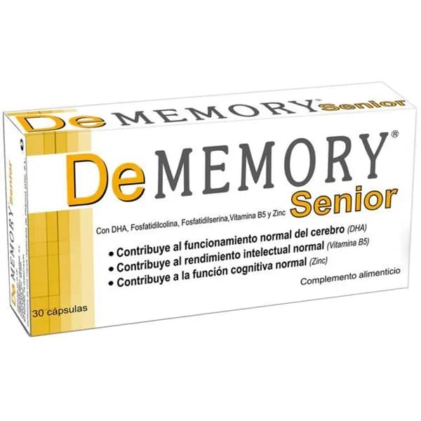 Complemento alimenticio Senior DEMEMORY, caja 30 cápsulas - 30 ud - Imagen del producto en Findit
