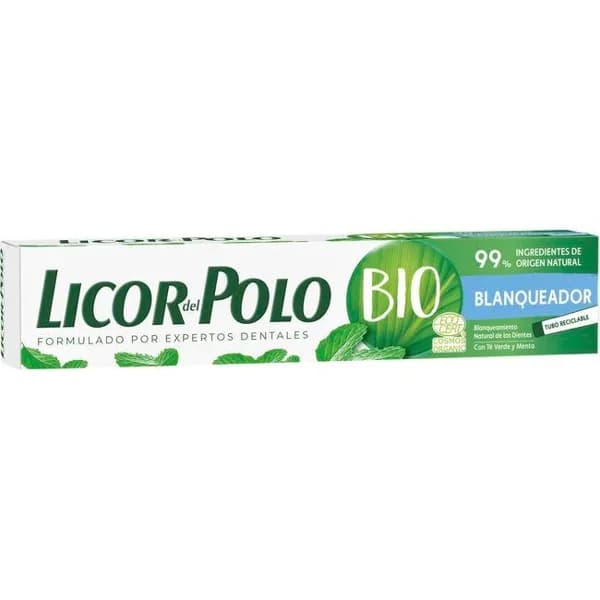 Pasta de dientes blanqueador LICOR DEL POLO bio, tubo 75 ml - 0.08 l - Imagen del producto en Findit