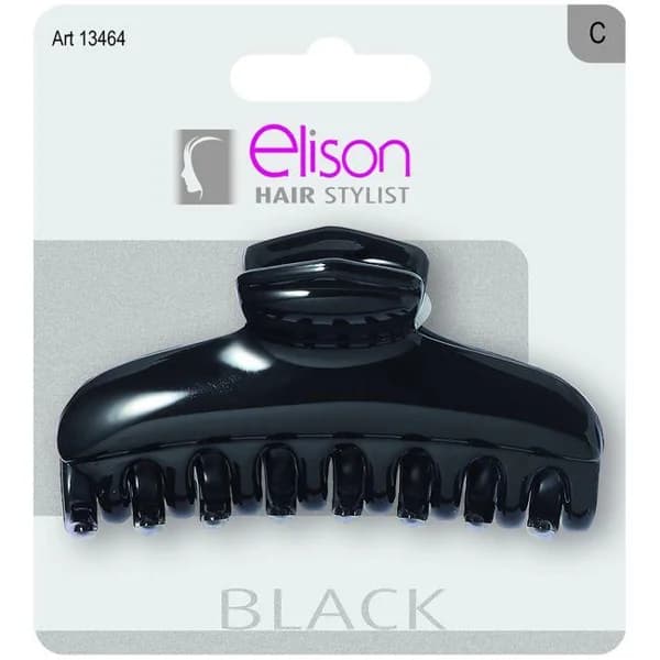 1 Pinza grande clásica negra ELISON, pack 1 ud. - 1 ud - Imagen del producto en Findit