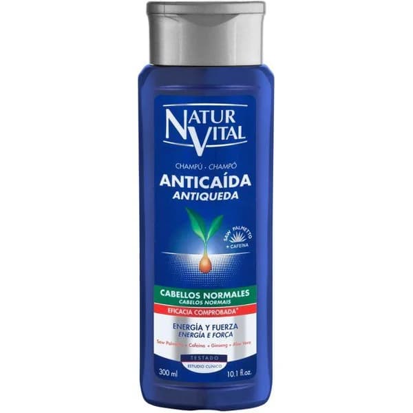 Champú anticaida cabello normal NATURALEZA Y VIDA, bote 300 ml - 1 ud - Imagen del producto en Findit