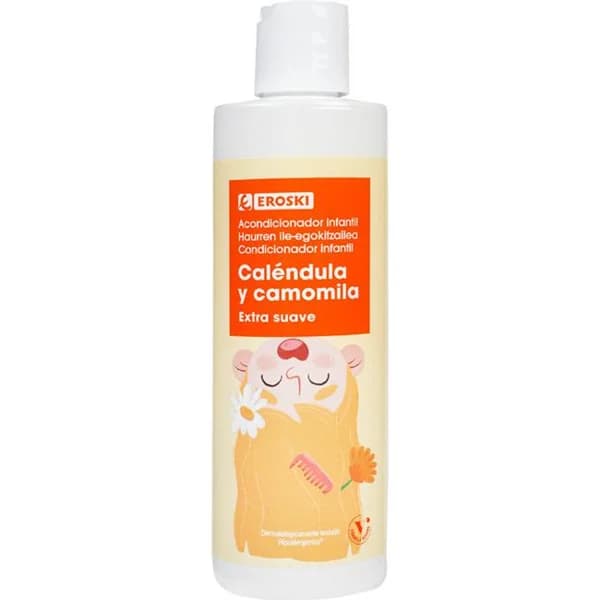 Acondicionador infantil EROSKI, bote 400 ml - 1 ud - Imagen del producto en Findit