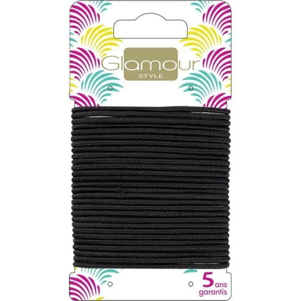 Gomas finas negras GLAMOUR, pack 28 uds - 28 ud - Imagen del producto en Findit