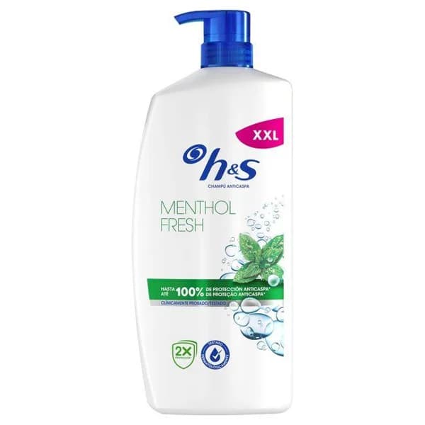 Champú Menthol H&S, bote 1 litro - 1 ud - Imagen del producto en Findit