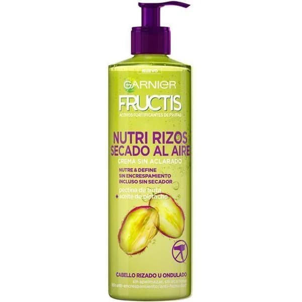 Crema capilar rizos sin aclarado FRUCTIS, dosificador 400 ml - 0.4 l - Imagen del producto en Findit