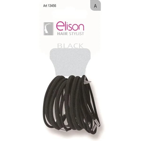 6+6 Elásticos pequeños negros ELISON, pack 1 ud - 1 ud - Imagen del producto en Findit