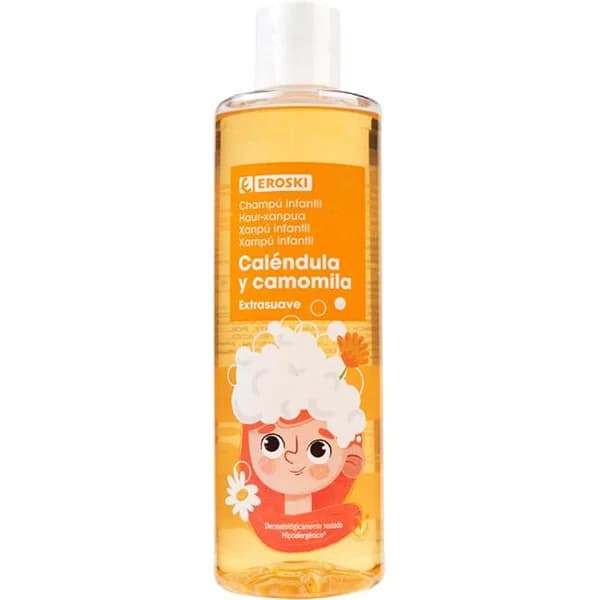 Champú infantil EROSKI, bote 400 ml - 0.4 l - Imagen del producto en Findit