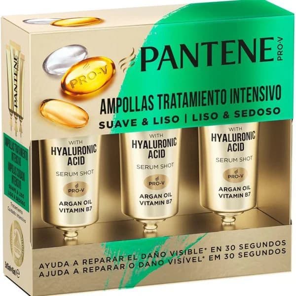 Ampollas suave&liso PANTENE, caja 3 uds - 1 ud - Imagen del producto en Findit