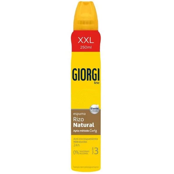Espuma rizos naturales GIORGI, bote 250 ml - 1 ud - Imagen del producto en Findit
