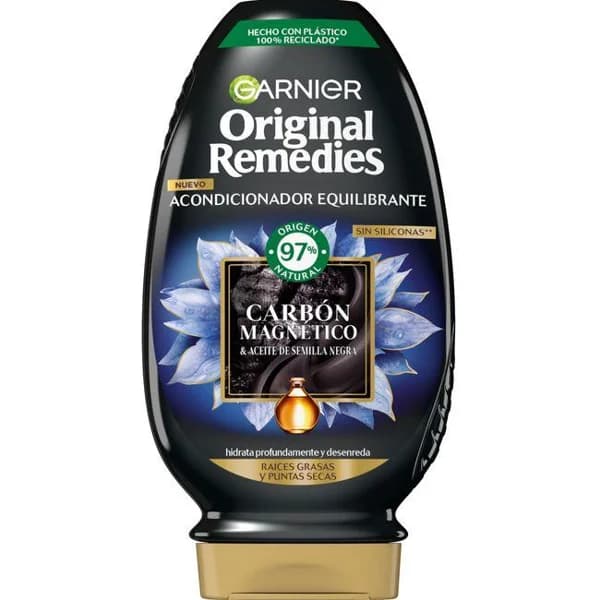 Acondicionador equilibrante carbón O. REMEDIES, bote 250 ml - 1 ud - Imagen del producto en Findit