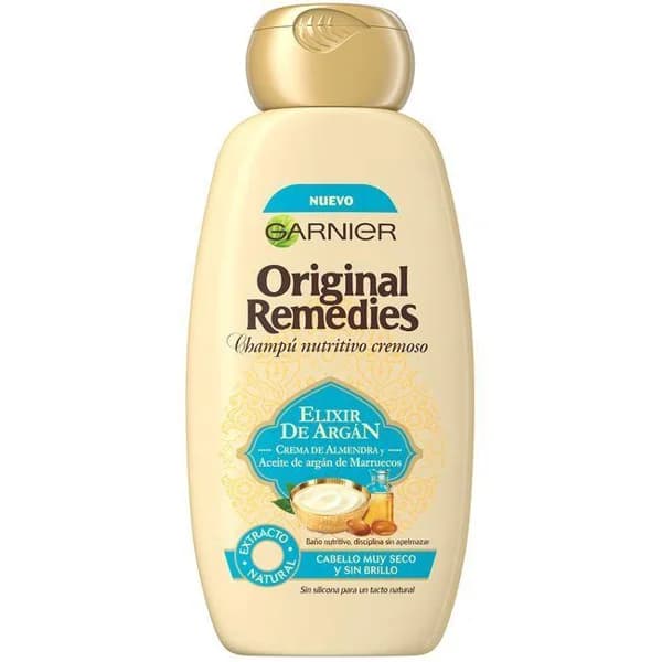 Champú elixir de argán ORIGINAL REMEDIES, bote 300 ml - 1 ud - Imagen del producto en Findit