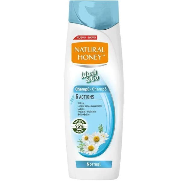 Champú cabello normal NATURAL HONEY, bote 400 ml - 1 ud - Imagen del producto en Findit