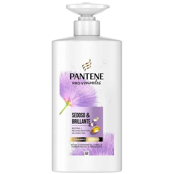 Champú brillante sedoso PANTENE pro-V Miracles, bote 500 ml - 1 ud - Imagen del producto en Findit