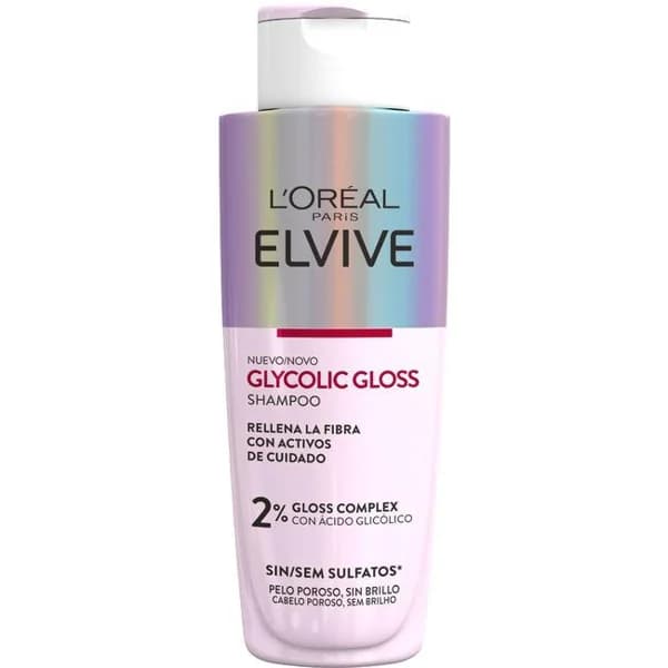 Champú Glycolic gloss ELVIVE, dosificador 200 ml - 0.2 l - Imagen del producto en Findit