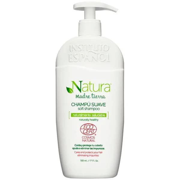 Champú suave INSTITUTO ESPAÑOL NATURA, dosificador 500 ml - 1 ud - Imagen del producto en Findit