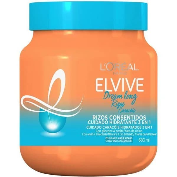 Mascarilla rizos consentidos ELVIVE, tarro 680 ml - 1 ud - Imagen del producto en Findit