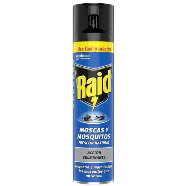 Insecticida moscas y mosquitos RAID, spray 400 ml - 0.4 l - Imagen del producto en Findit