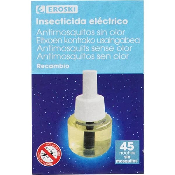 Insecticida eléctrico EROSKI, recambio 1 ud - 1 ud - Imagen del producto en Findit