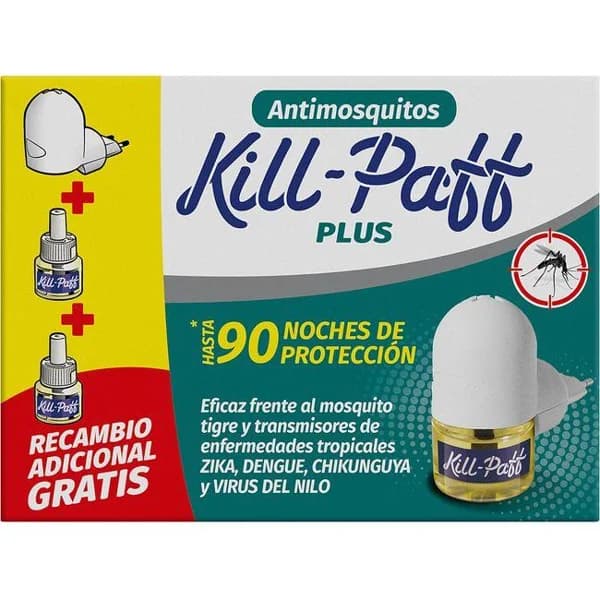 Insecticida-Difusor-2 recambios mosquitos KILL PAFF, pack 1 ud - 1 ud - Imagen del producto en Findit